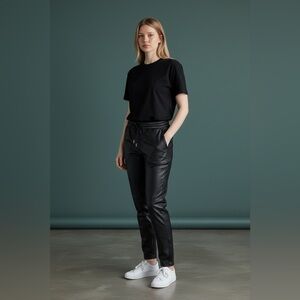 NWOT Candace Cameron Bure Black Faux Leather Pants